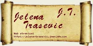 Jelena Trašević vizit kartica